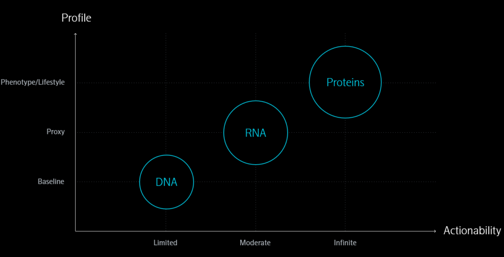 Comparison of DNA , RNA, and proteins